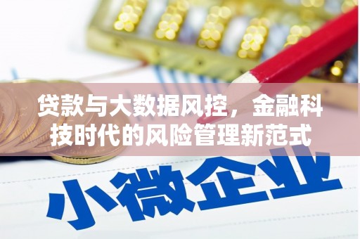 奈曼旗贷款与大数据风控，金融科技时代的风险管理新范式