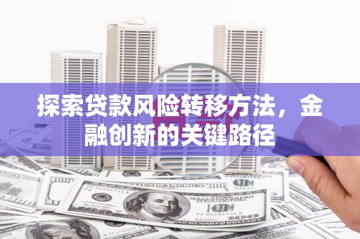 奈曼旗探索贷款风险转移方法，金融创新的关键路径